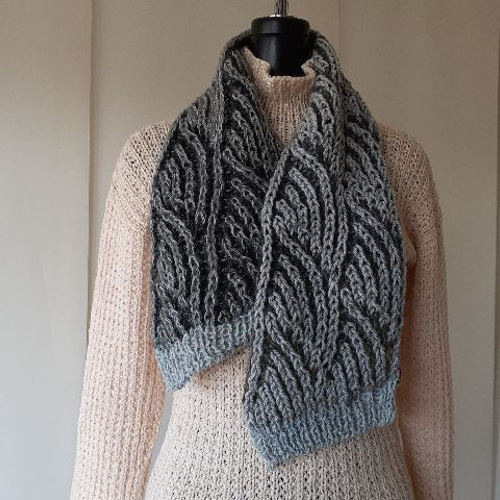 グレー系のマフラー マフラー Christie 通販 14865754｜Creema