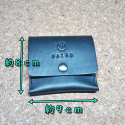 携帯灰皿ケース メンズ レディース 本革 ヌメ革 サドルレザー PWCA1 6枚目の画像