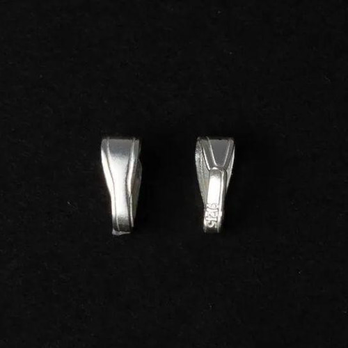 2個~ バチカン S 6.6mm ライン SV925 刻印あり 金具・チェーン M