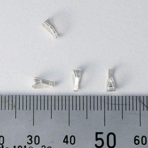 2個~ バチカン S 6.6mm ライン SV925 刻印あり 金具・チェーン M