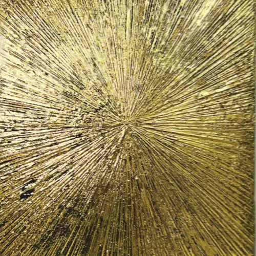 テクスチャアート/禅 和風アート 絵画 金箔 かっこいい
