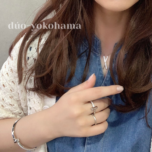 送無】ハンドメイド T1エタニティリング Tリング 指輪・リング dúo 