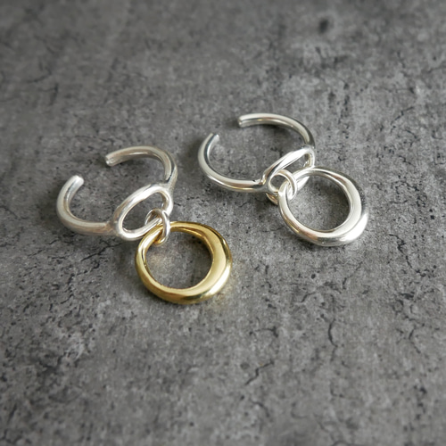 GENAC ROUE バーティカル　シルバー925リング　15号 RING リング | GENAC ROUE