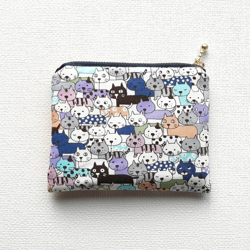 2月1日購入希望【ラヴィ】おやすみにゃんこ❤フラットポーチ❤ フラットポーチ♡にゃんこ 2月1日購入希望【ラヴィ】おやすみにゃんこ
