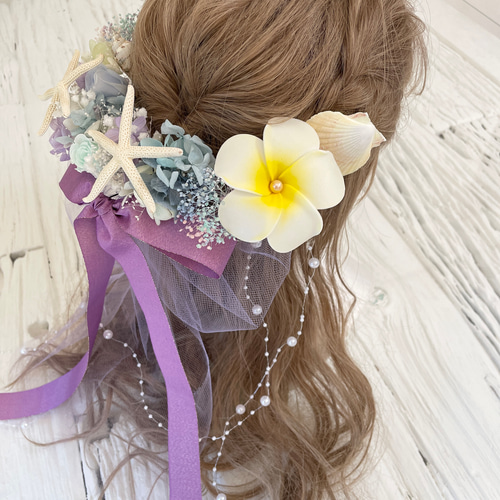 マーメイド 髪飾り ヘアピン kiko 通販｜Creema(クリーマ) 14866939