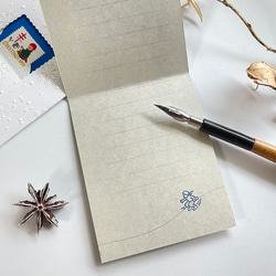 Collage card　19　～クリスマスシールのミニカード～ 3枚目の画像