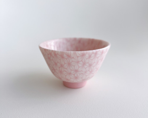 ぐい呑み＊練り込み＊麻の葉模様 おちょこ・ぐい呑み・徳利 Noriyo