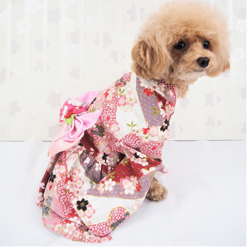 ワンピース 和柄 和装 着物風 ドックウェア 犬服 犬の服 猫服 猫 ワンピース 和柄 和装 着物風 ドックウェア 犬服 犬の服 猫服 猫