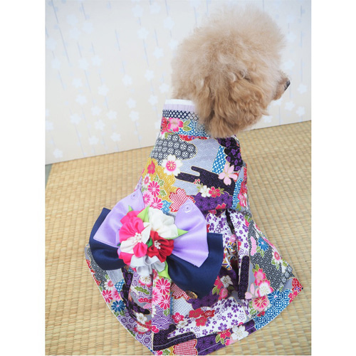 ワンピース 和柄 和装 着物風 ドックウェア 犬服 犬の服 猫服 猫 ワンピース 和柄 和装 着物風 ドックウェア 犬服 犬の服 猫服 猫