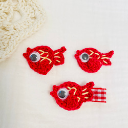 四つ葉のクローバー ベビーヘアクリップ♡ 赤ちゃん 新生児 ヘアピン