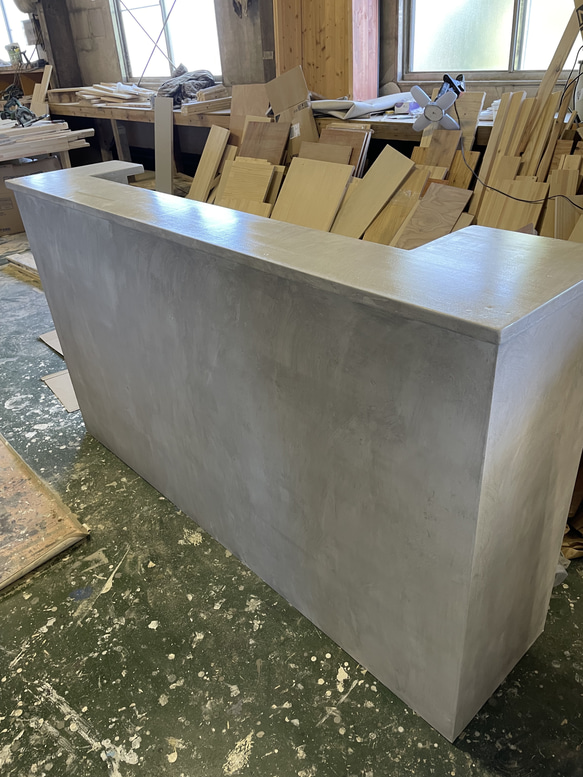 レジカウンター　受付カウンター #カウンター#レジ#受付#美容#美容室#ネイル#ネイルサロン#オーダー#手作り#ヨガ#レジ台#什器#家具#テーブル#机#マツエク#レジ