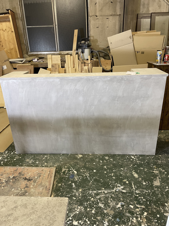 レジカウンター　受付カウンター #カウンター#レジ#受付#美容#美容室#ネイル#ネイルサロン#オーダー#手作り#ヨガ#レジ台#什器#家具#テーブル#机#マツエク#レジ