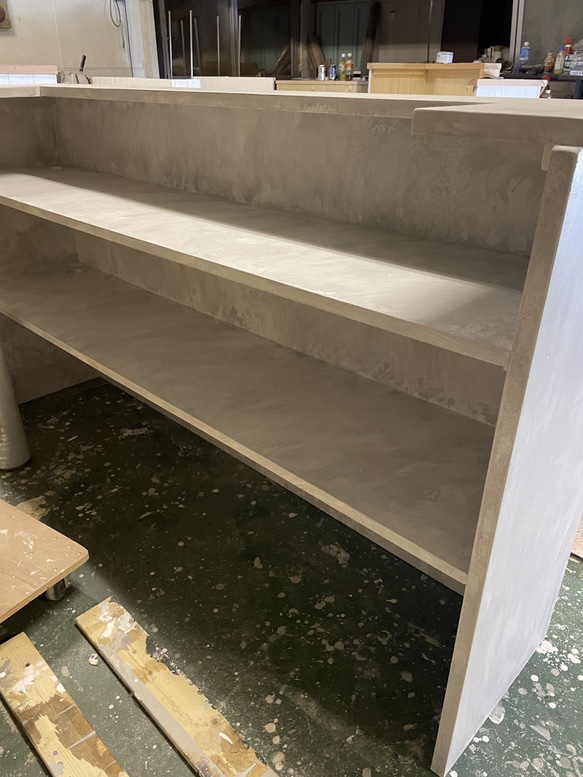 レジカウンター　受付カウンター #カウンター#レジ#受付#美容#美容室#ネイル#ネイルサロン#オーダー#手作り#ヨガ#レジ台#什器#家具#テーブル#机#マツエク#レジ