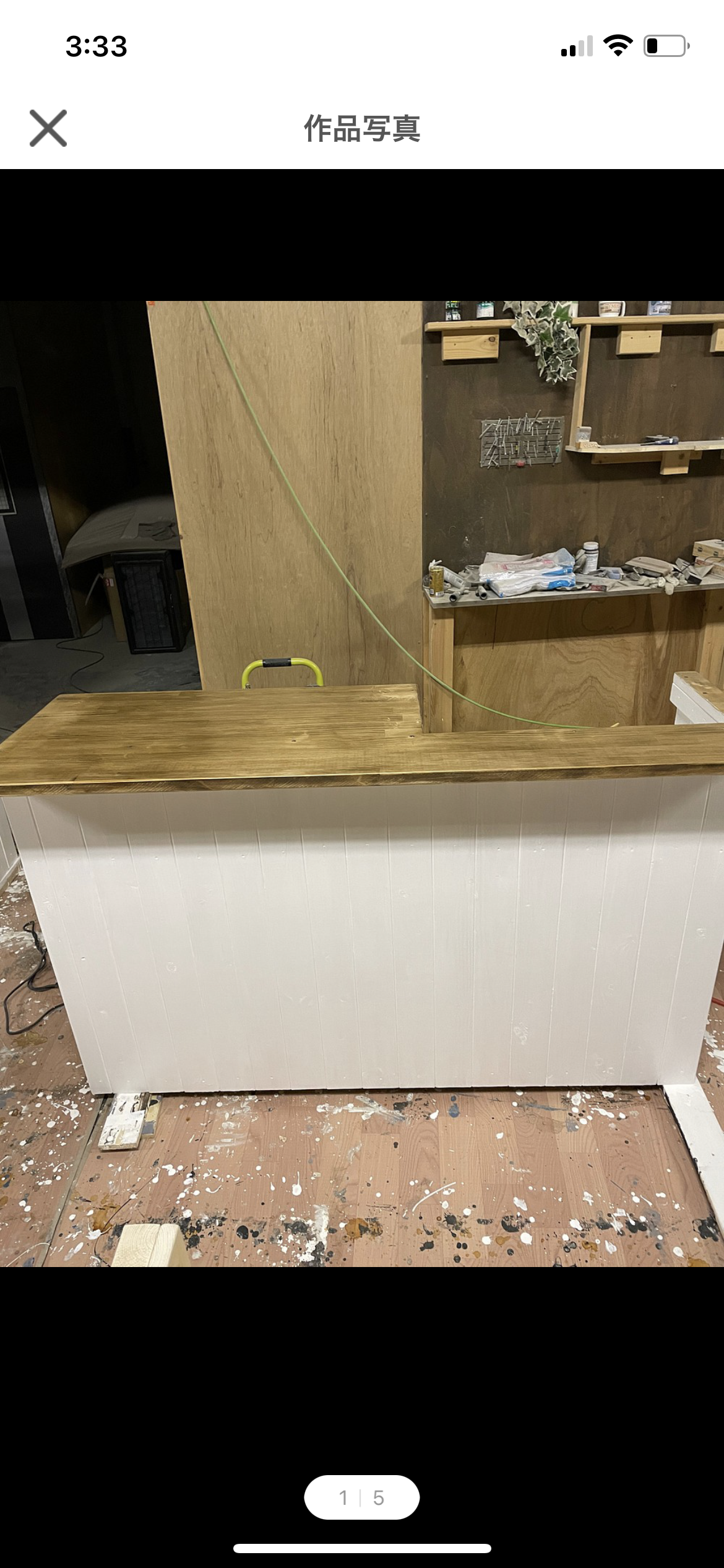 カウンター　レジカウンター　受付