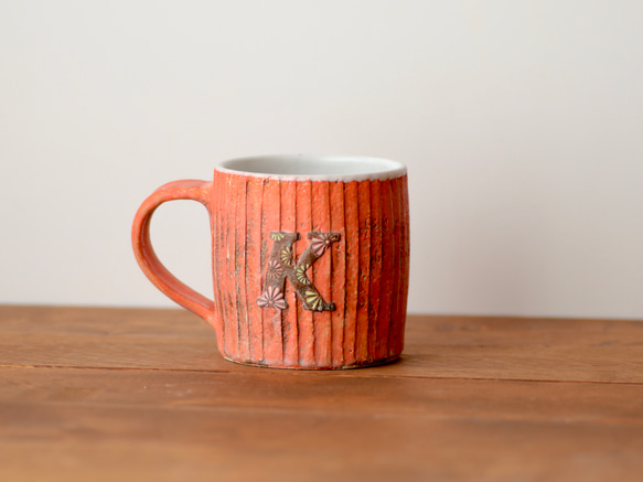 ■橘色國王馬克杯■ 第2張的照片