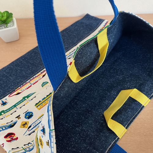 ☆ループ付き♪色、サイズ、ショルダー選べます♪2点セット 新幹線