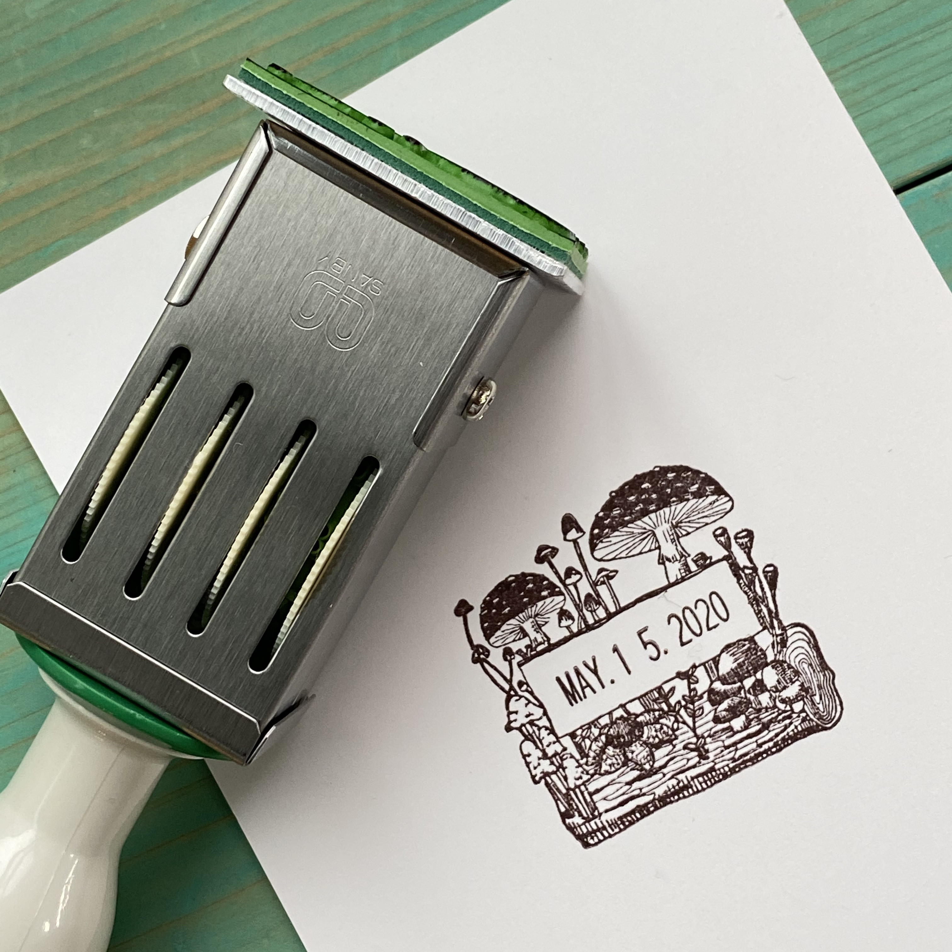 Alisa＆あかめがね　キャンディージャー　日付印　スタンプ