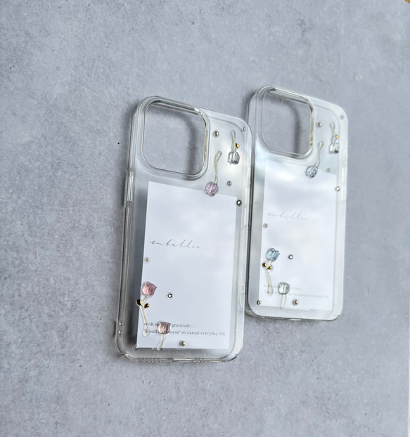 【カラー選択可】チューリップ iPhone Galaxy Xperia OPPO 全機種対応 5枚目の画像