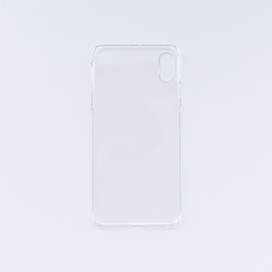 お花とパンダのクリアスマホケース 3枚目の画像