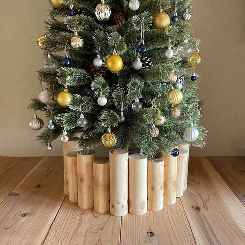 クリスマスツリー ナチュラル 足隠し 足元隠し キズ防止フェルトシール