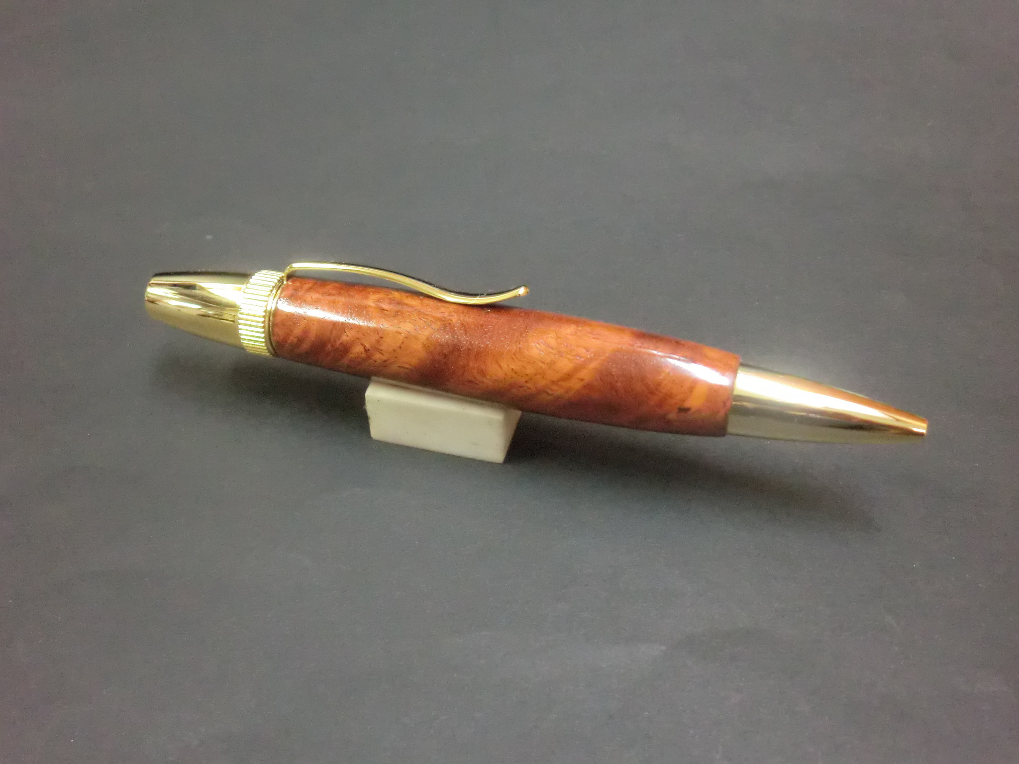 花梨バール　パトリオット・ゴールドボールペン　ステーショナリー