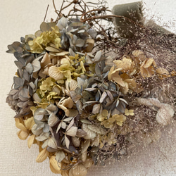 dried flower wreath 6枚目の画像