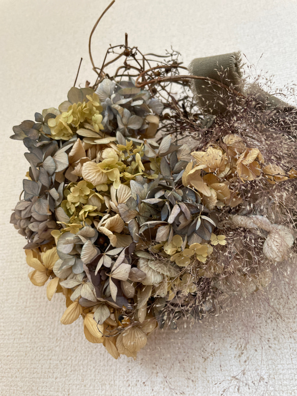 dried flower wreath 6枚目の画像