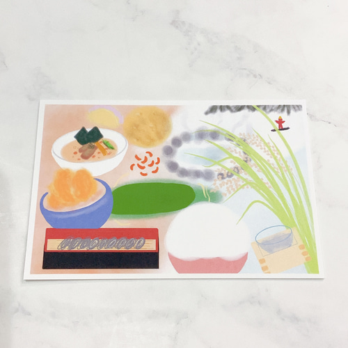 47都道府県》in新潟 ポストカード はがき イラスト デザイン