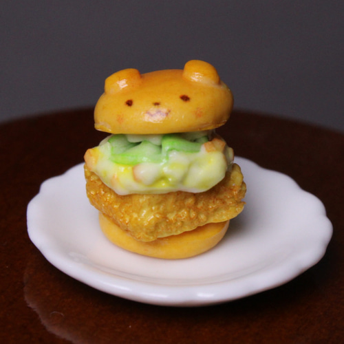 新品　ガーグル　食べたいくま　ピアス　スイーツプレート　ケーキ　熊　クマ くまのファーストバースデーケーキ オレンジの豆乳ムース 3号