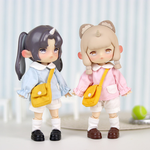 オビツ11 1/12ドール服 ドールウェア 幼稚園制服セット 4種類 耳 オビツ11 1/12ドール服 ドールウェア 幼稚園制服セット 4種類 耳