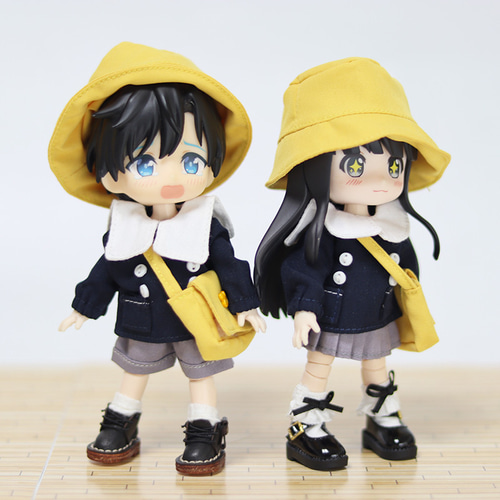 オビツ11 1/12ドール服 ドールウェア 幼稚園制服セット 4種類 耳