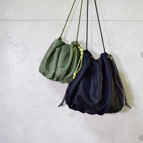 MA1ナイロン 2way巾着バッグ/ポシェット Lサイズ 巾着バッグ CXM 通販