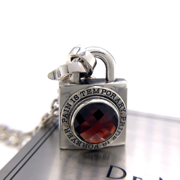 南京錠 ネックレス/シルバー925 つけっぱなし/シルバーネックレス メンズ/パンクロック/男性へのプレゼント/137 IS