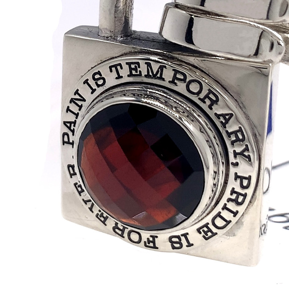 南京錠 ネックレス/シルバー925 つけっぱなし/シルバーネックレス メンズ/パンクロック/男性へのプレゼント/137 IS