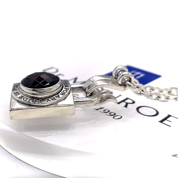 南京錠 ネックレス/シルバー925 つけっぱなし/シルバーネックレス メンズ/パンクロック/男性へのプレゼント/137 IS