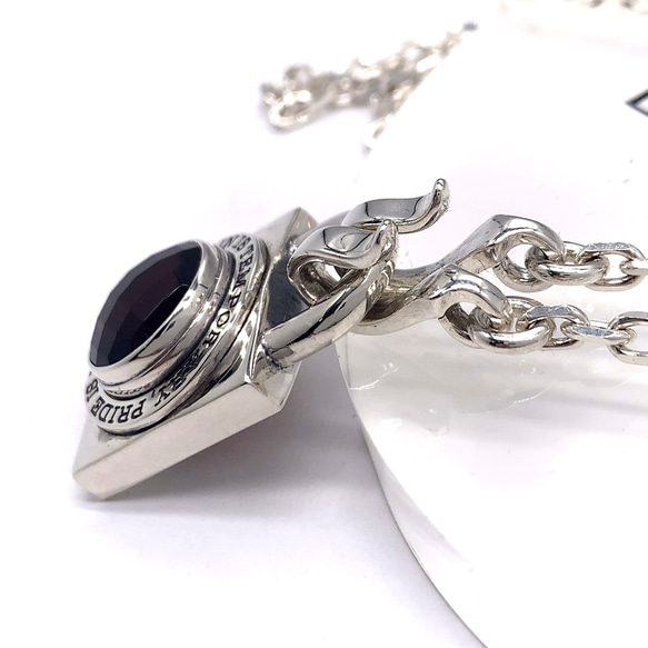 南京錠 ネックレス/シルバー925 つけっぱなし/シルバーネックレス メンズ/パンクロック/男性へのプレゼント/137 IS