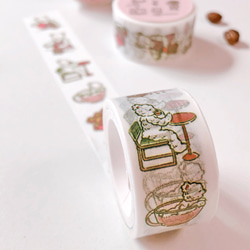 [ COFFEE TIME ] Washi tape / Japanese paper washi tape 4枚目の画像