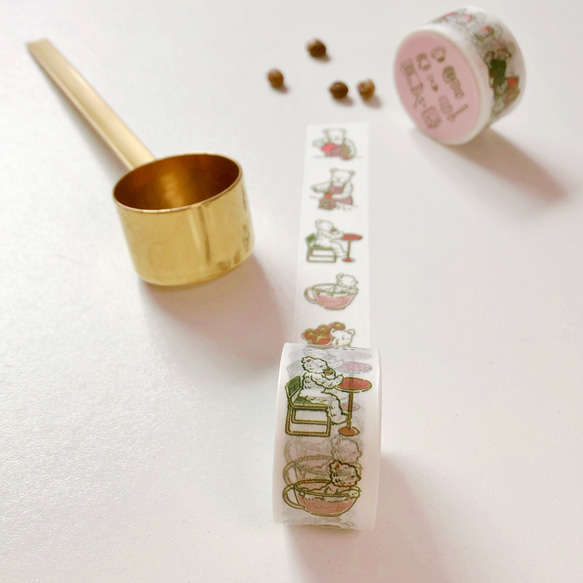 [ COFFEE TIME ] Washi tape / Japanese paper washi tape 3枚目の画像