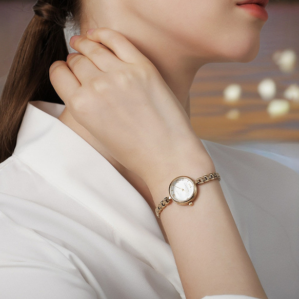 【再販・数量限定】腕時計 ダイヤモンド レディース オーロラ文字盤 2枚目の画像