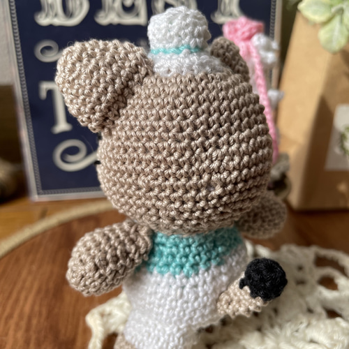 あみぐるみ　ネコちゃんのウエディング　ハンドメイド ねこちゃんのウェディングドール ウェルカムキャット ウェルカム