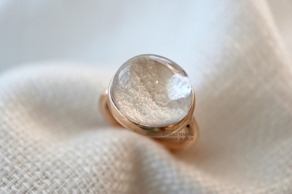 K10[earth garden quartz]ring 1枚目の画像