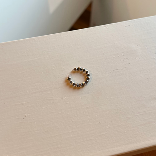 ナバホパール燻し(silver925 )のリング✶インディアンジュエリー