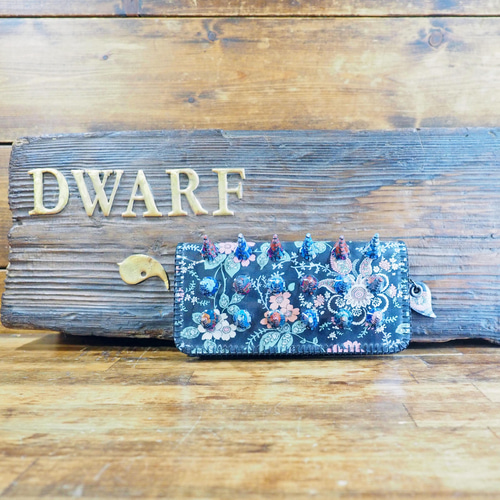 Minyonperi♡アコーディオンお財布ショルダーリバティフラワーパワー Minyonperi様専用♡アコーディオンお財布ショルダーリバティフラワーパワー