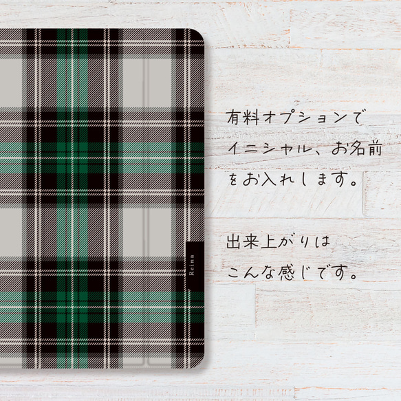 チェック  iPadケース  iPad pro iPad air iPad mini 2 5 6 9 10 11 ペン収 5枚目の画像