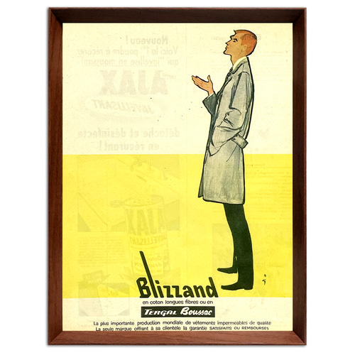 1930年代フランスヴィンテージポスター LUビスケット広告 - メルカリ