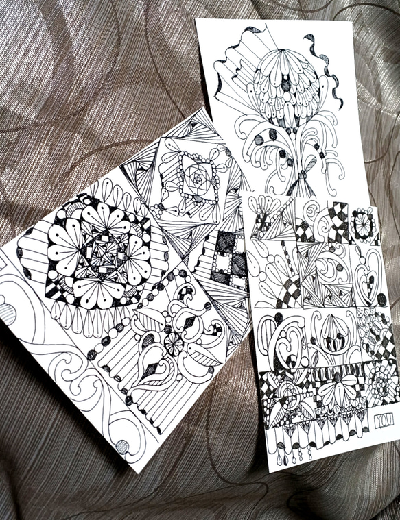 ペン画手描きポストカード3枚セット その他アート 晴レ 通販
