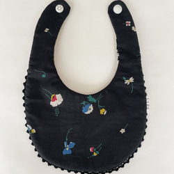 flower race bib--navy-- 5枚目の画像