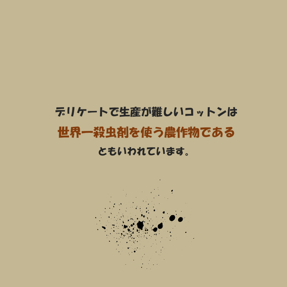 コットンのもたらす健康被害について 