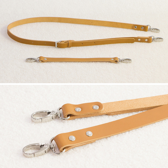 白黒レオパードボアx牛革x帆布 ショルダーバッグ（Lサイズ）モコモコ可愛いヒョウ柄巾着 6枚目の画像