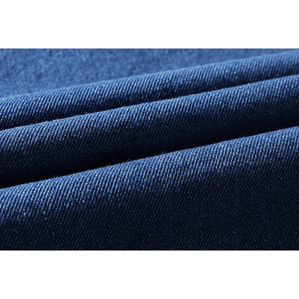 デニムワンピース　長袖ワンピース　ゆとりワンピース　ダークブルー　#L121DBU 11枚目の画像